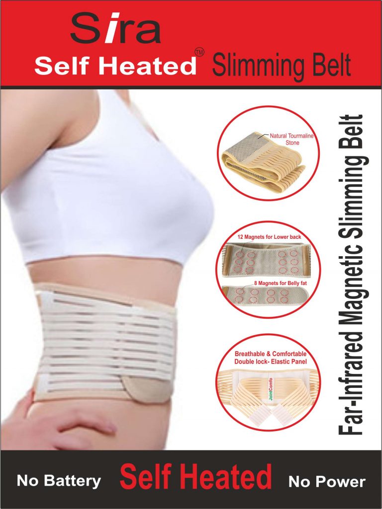 Sira Tourmaline Slimming Belt, Belly Fat, Waist Belt, Self